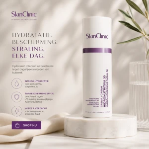 SkinClinic Hydro-Nourishing SPF 30 Facial Cream 50 ml – Hydraterende Gezichtscrème met SPF 30 voor Dagelijkse Zonbescherming
