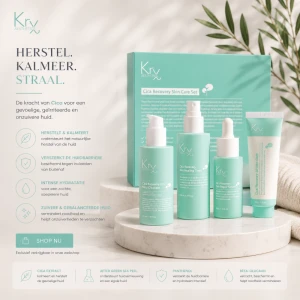 KRX Cica Complete Hydraterende Huidverzorgingsset – Masker, Toner, Serum & Crème, voor een Gekalmeerde, Gehydrateerde en Stralende Huid