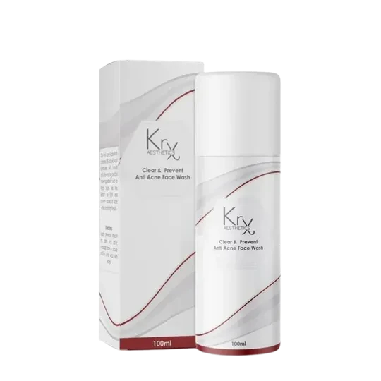 KRX Aesthetics Clear & Prevent Anti Acne Face Wash 100 ml